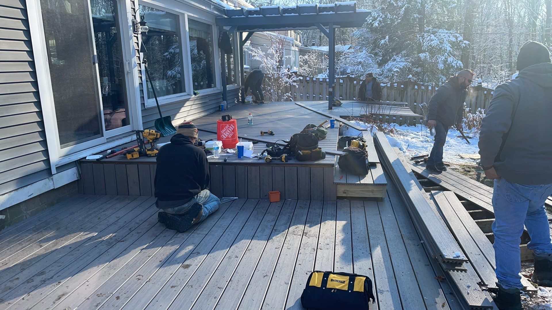 We work year-round installing decks and porches throughout Rochester NY and the surrounding areas.