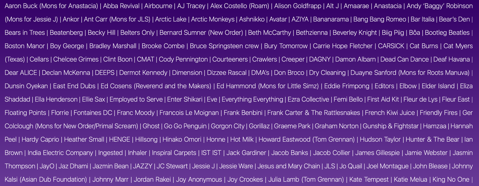 A dark purple background featuring a densely packed block of white, blurry, and illegible text.