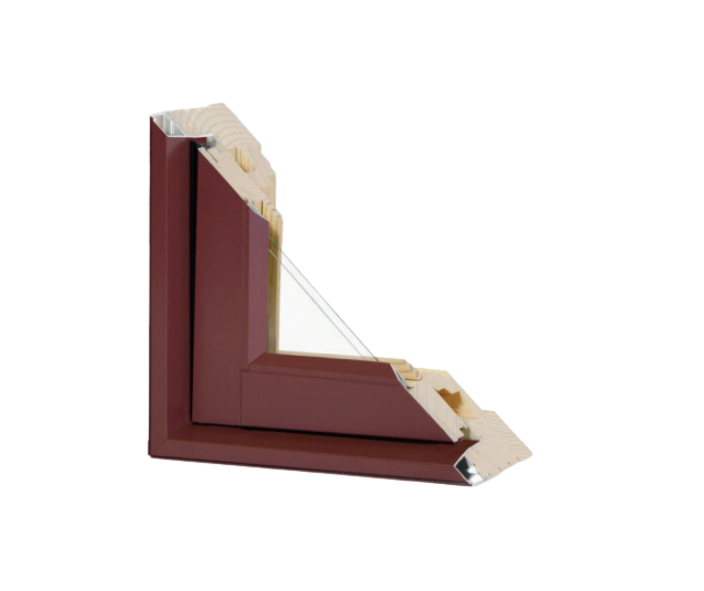 Close-up of a black screen door with a fine mesh, blurry background of a building visible.