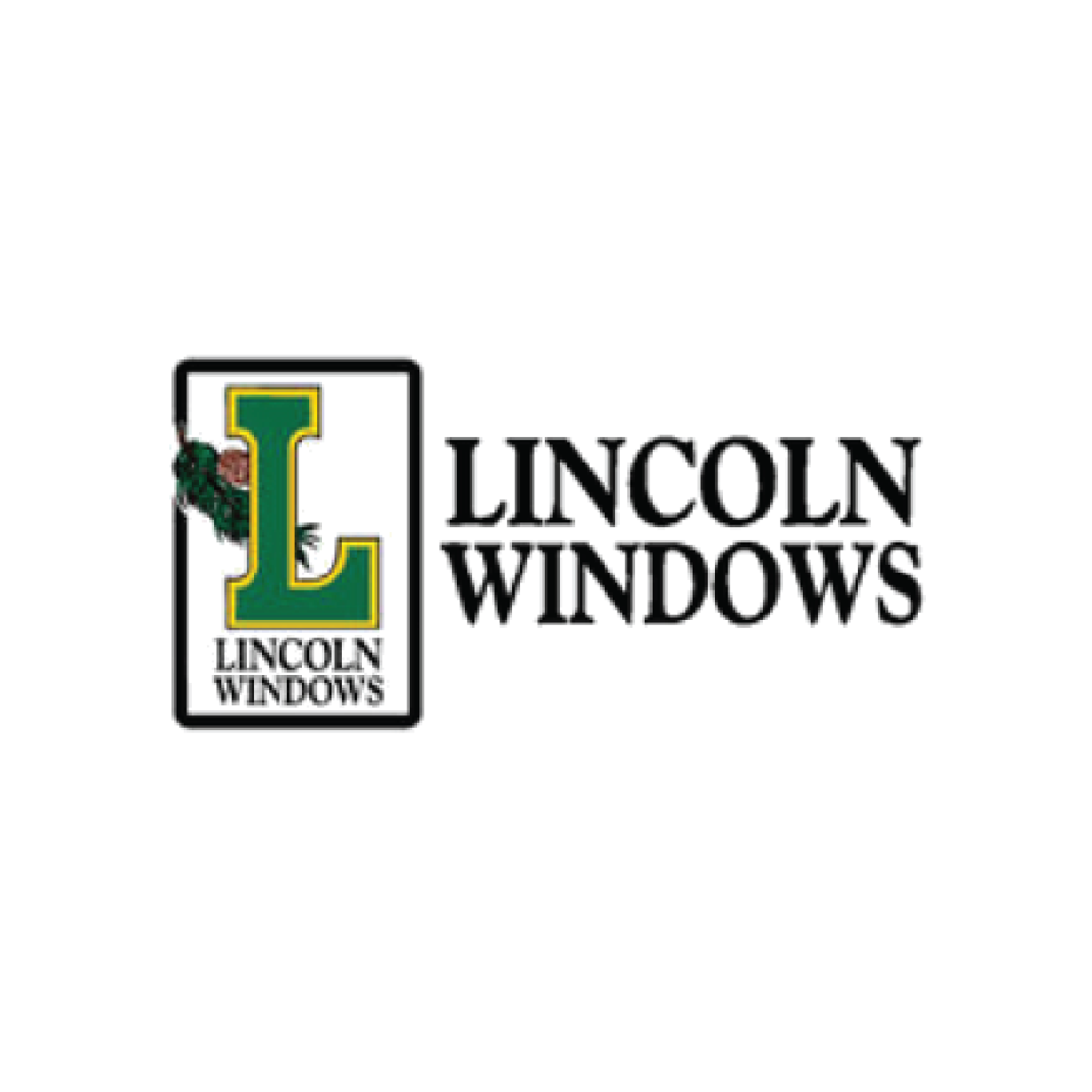 Logo for Lincoln Windows: green