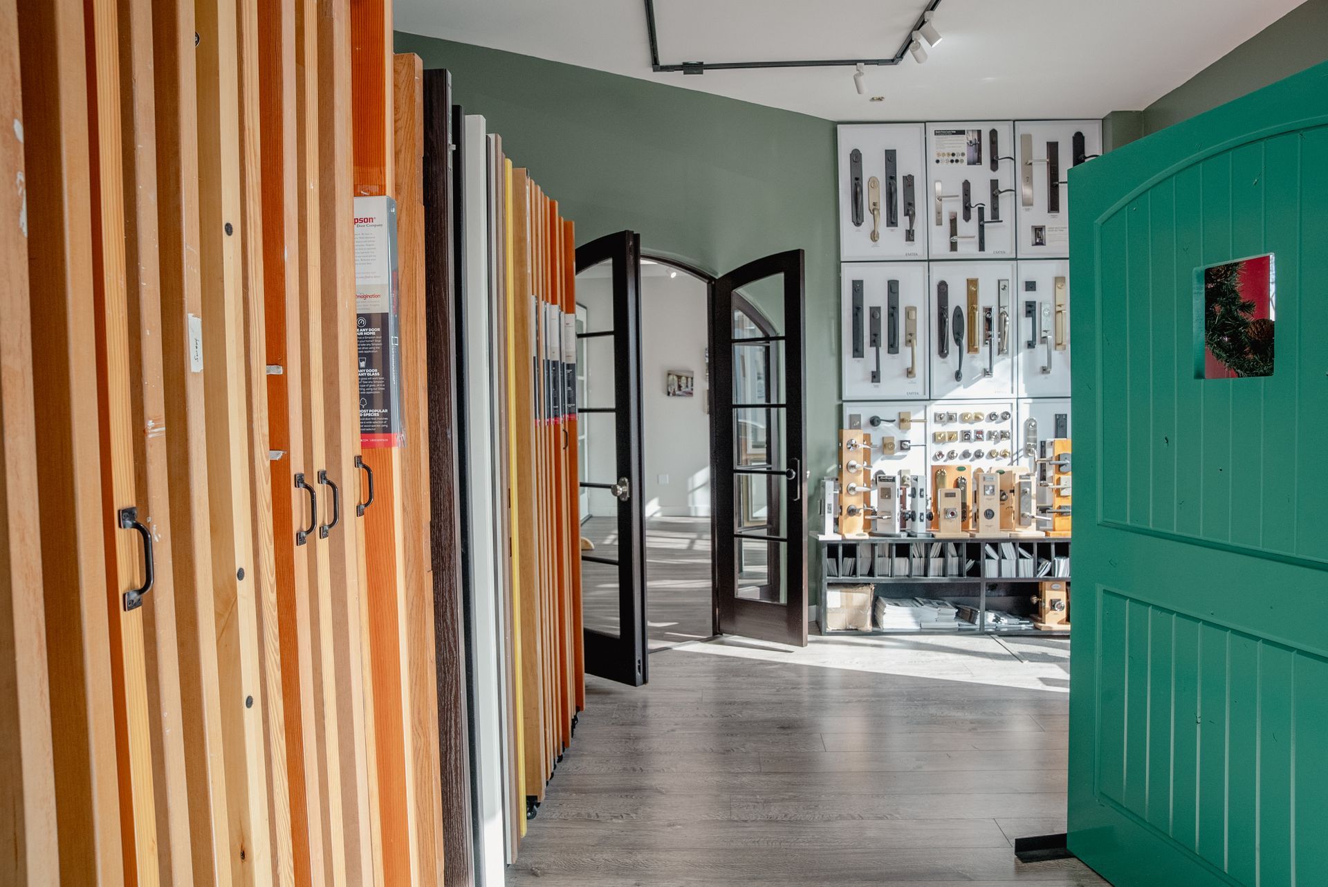 Custom modern entry door installed in a West Hollywood home by Tashman Home Center