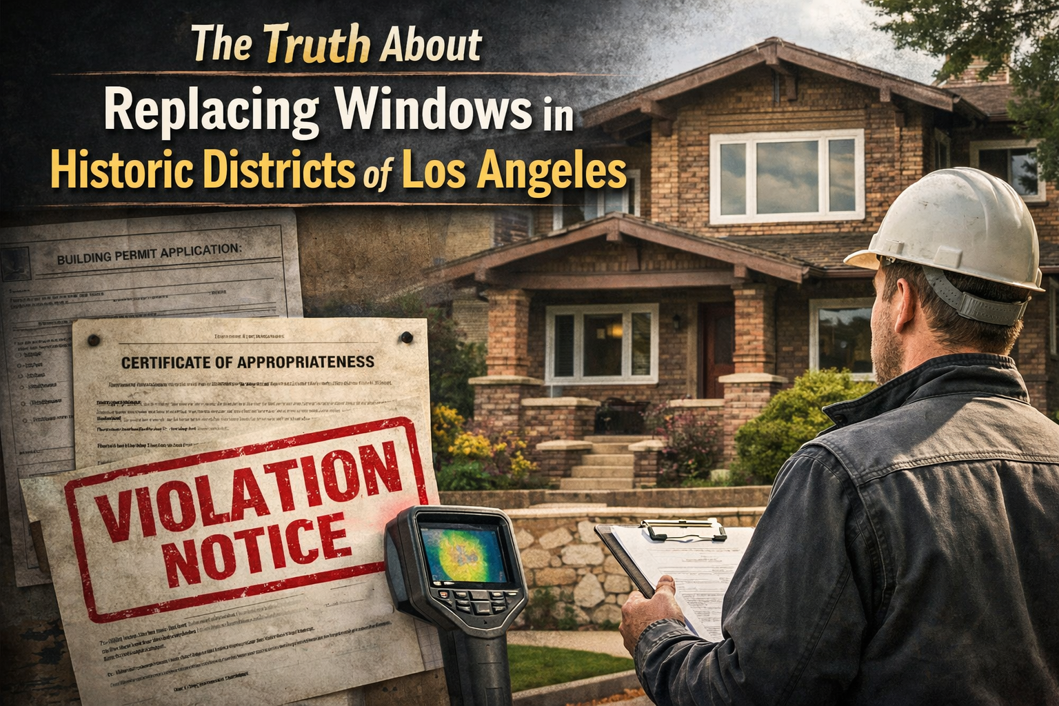 The Truth About Replacing Windows in Historic Districts of L.A