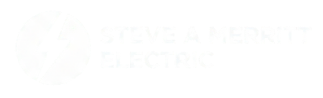 Steve A Merritt Electric white business logo