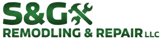 Green logo for S&G Remodeling & Repair LLC with a hammer and wrench icon.
