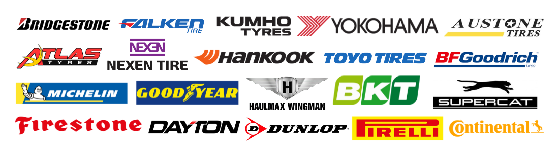  TYRE BRANDS available