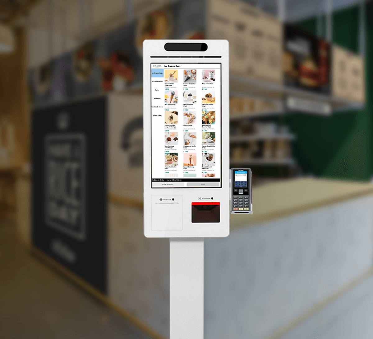 MEGAPOS Self Ordering Kiosk Restaurants