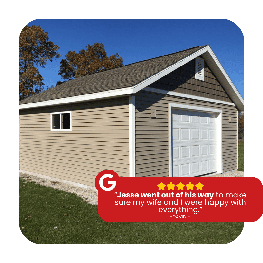 custom garages appleton wi