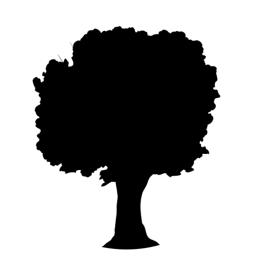 Black Tree Icon