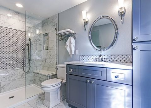 New Bathroom Shower — Master Bathroom Interior in New Castle County, DE