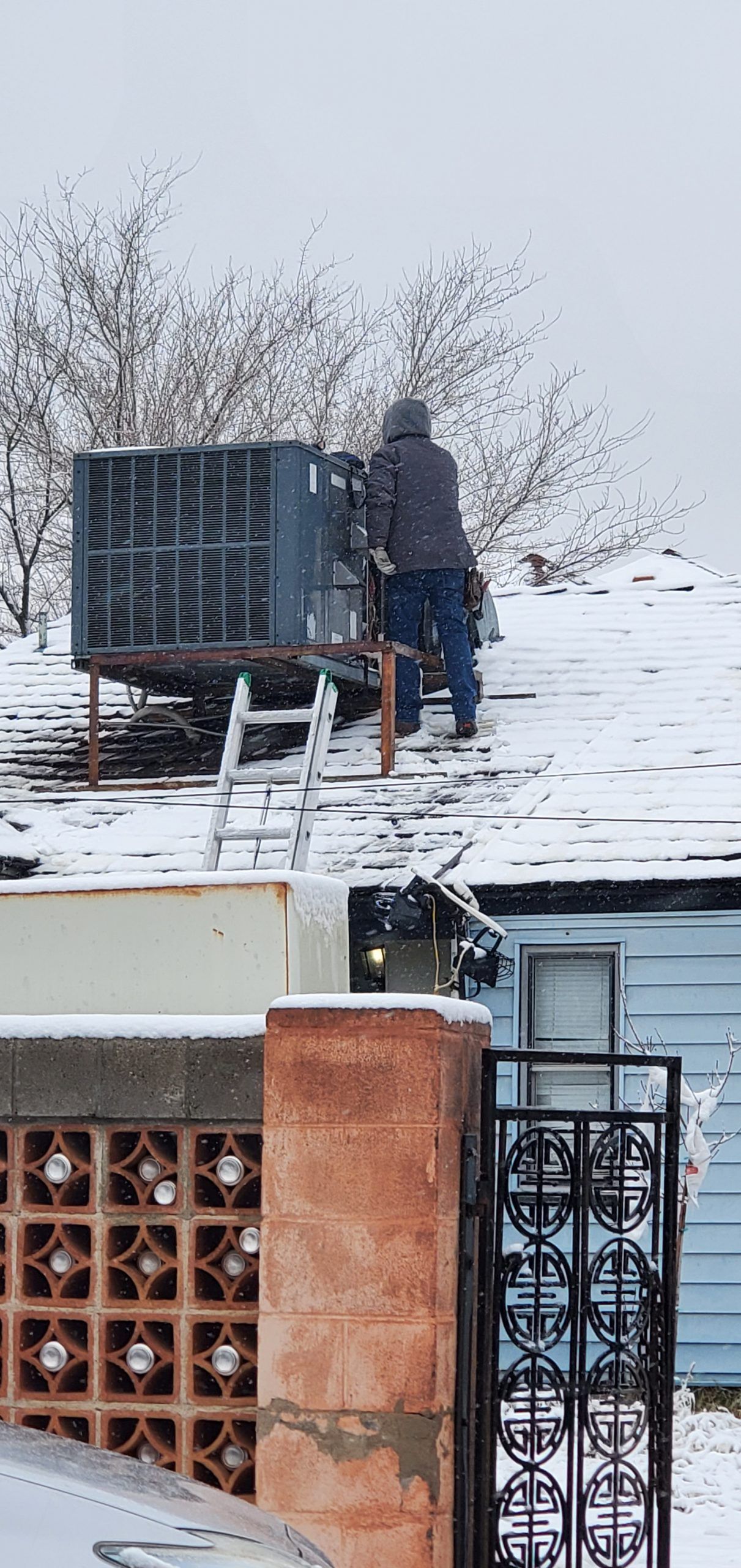 Snowy Weather HVAC Service