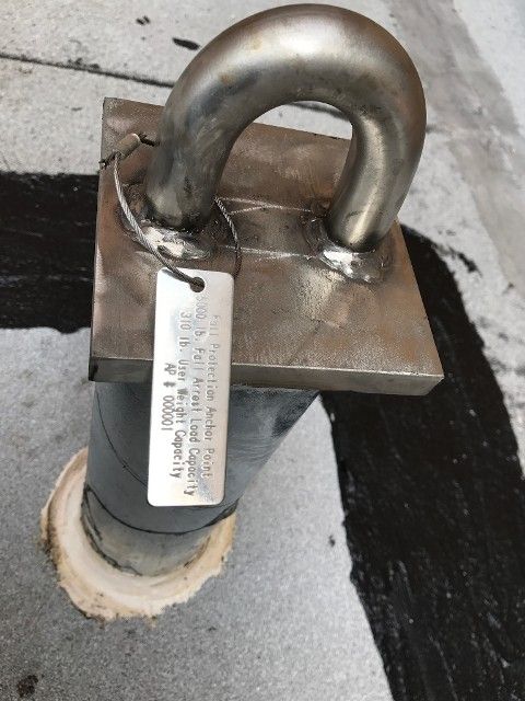 Metal Fall Protection Anchor Point