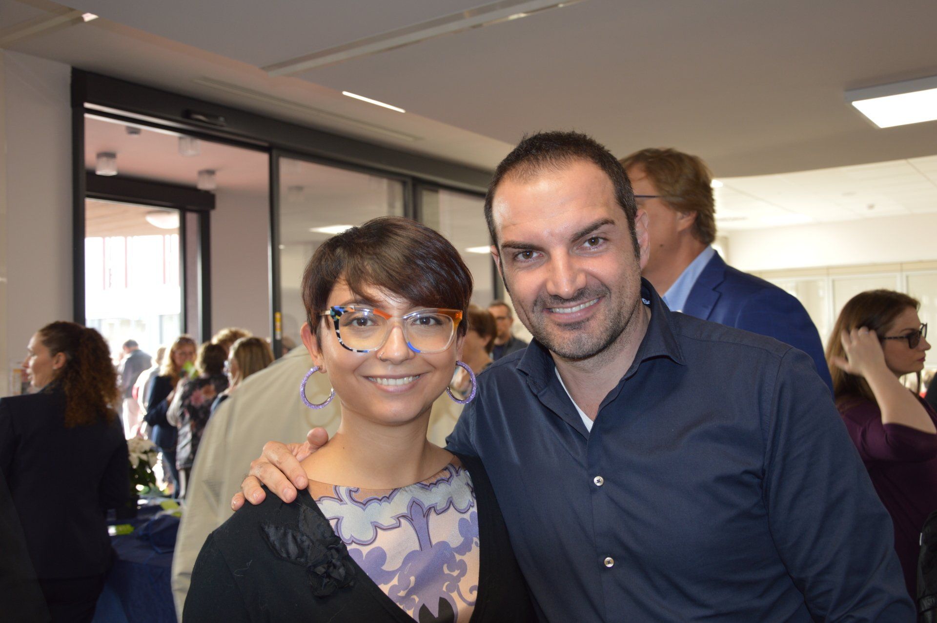 visitatori nel nuovo residence per anziani