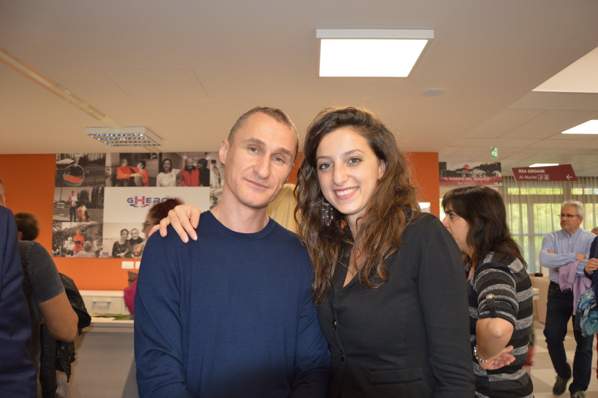 invitati all'evento di apertura centro anziani