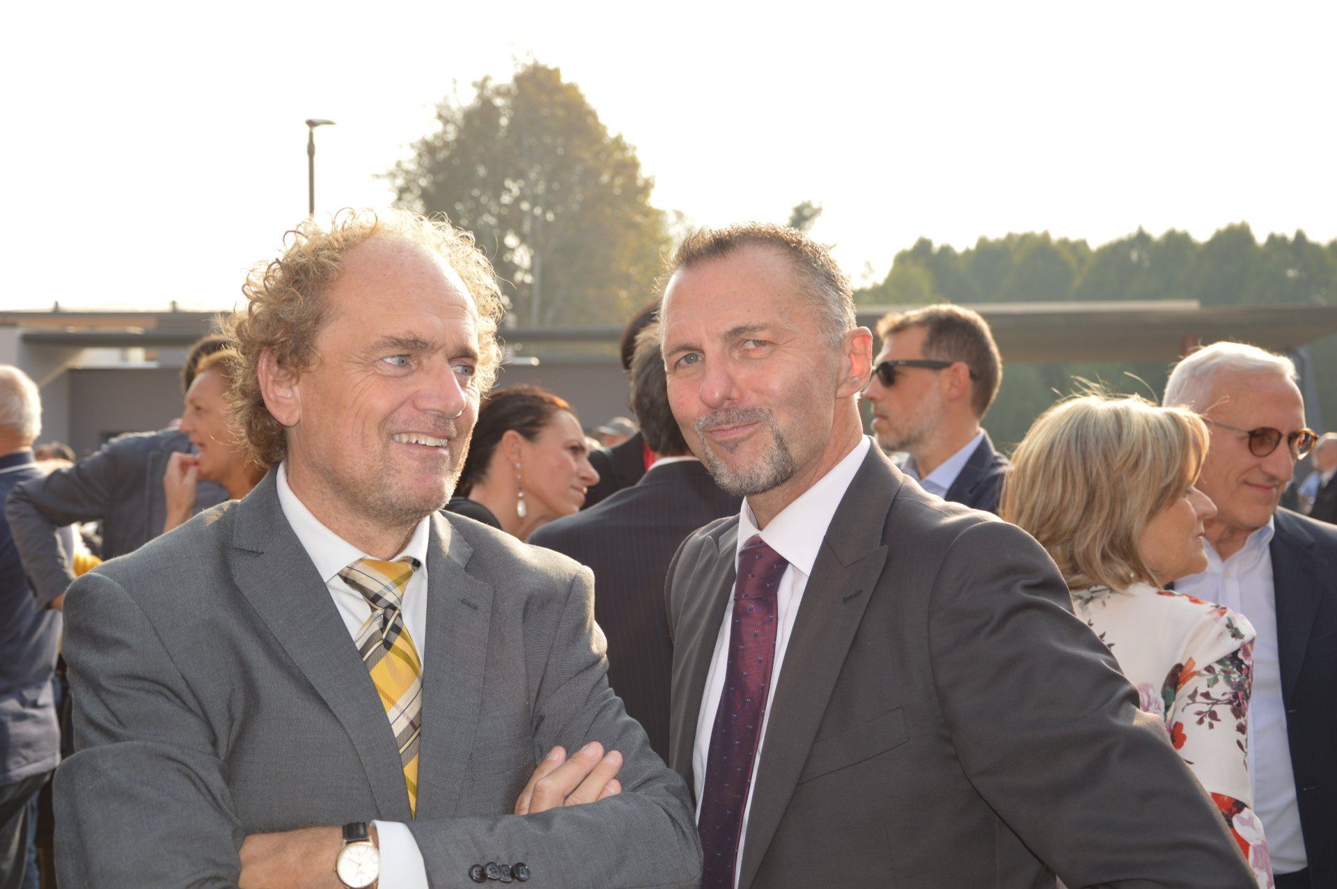 invitati all'evento di apertura della casa di riposo