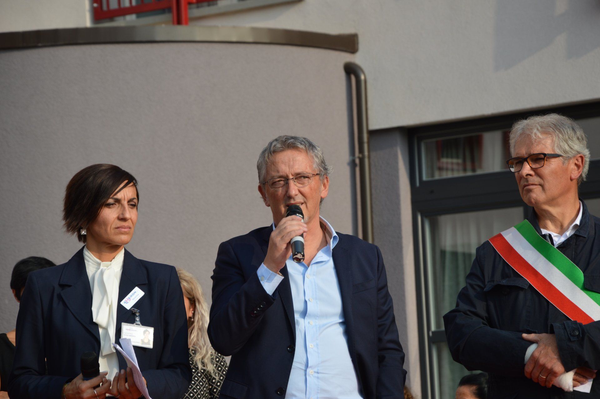 discorso del dirigente della struttura per anziani