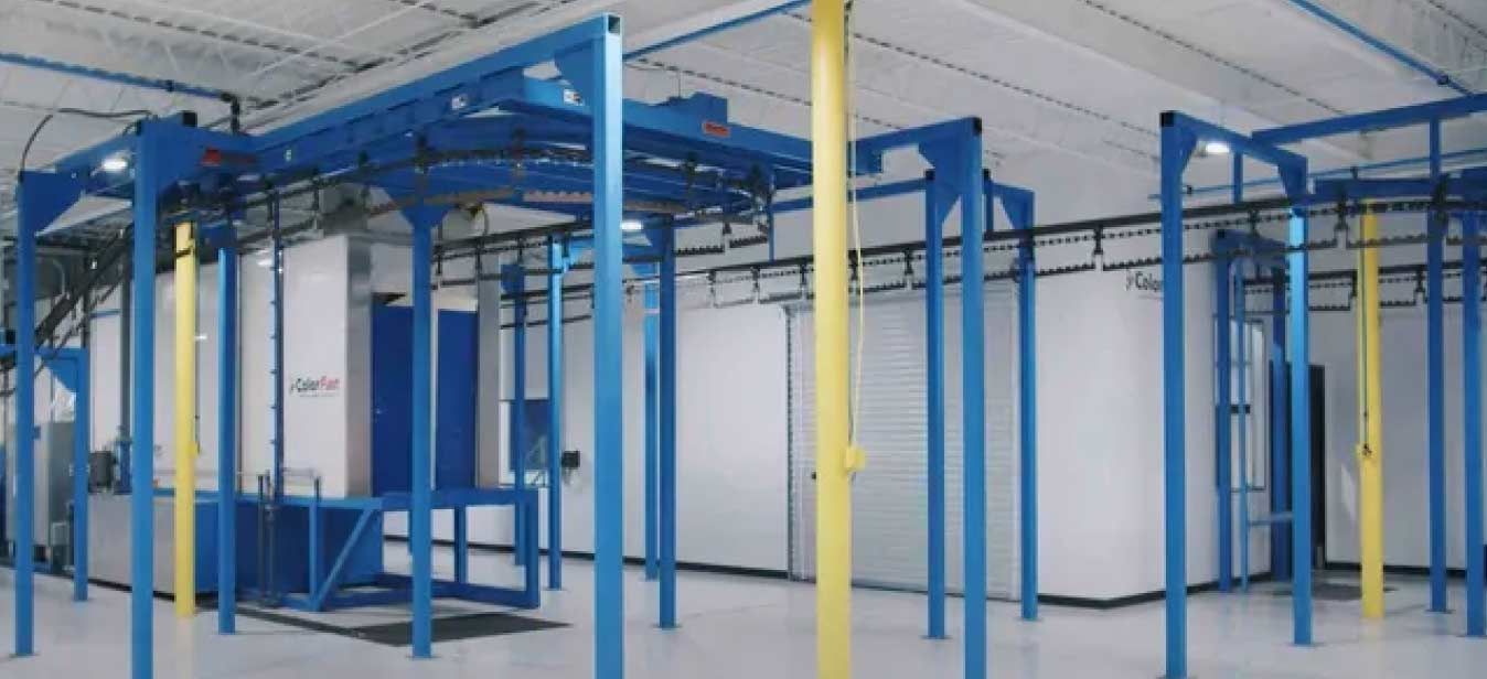 Read Case Study about automated powder coating system