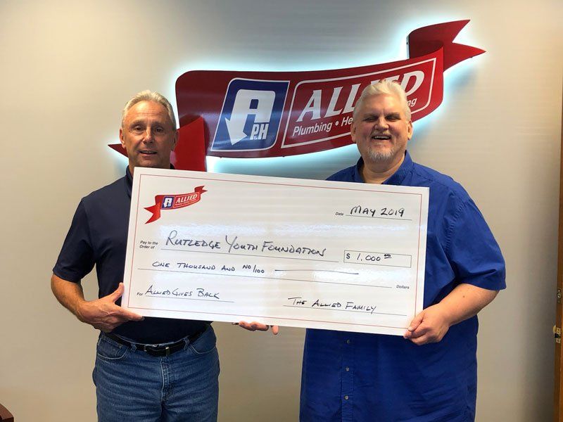 Plumbing Contractors — May 2019 - Rutledge Youth Foundation in Springfield, IL