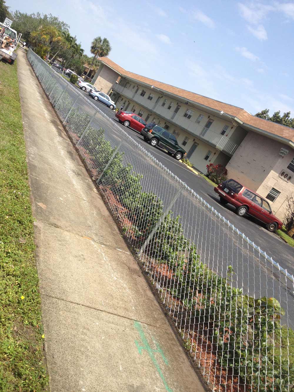 Galvanized Condo Perimeter — Sunrise, FL — First Class Fence & Rail, Inc.
