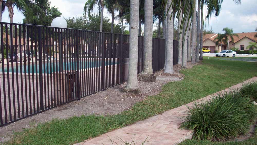 Rail Commercial Pool Fence — Sunrise, FL — First Class Fence & Rail, Inc.