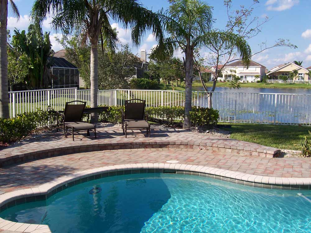 White Handrail on Waterway — Sunrise, FL — First Class Fence & Rail, Inc.