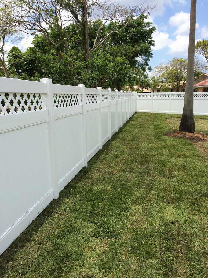 Tongue and Groove Lattice Top — Sunrise, FL — First Class Fence & Rail, Inc.