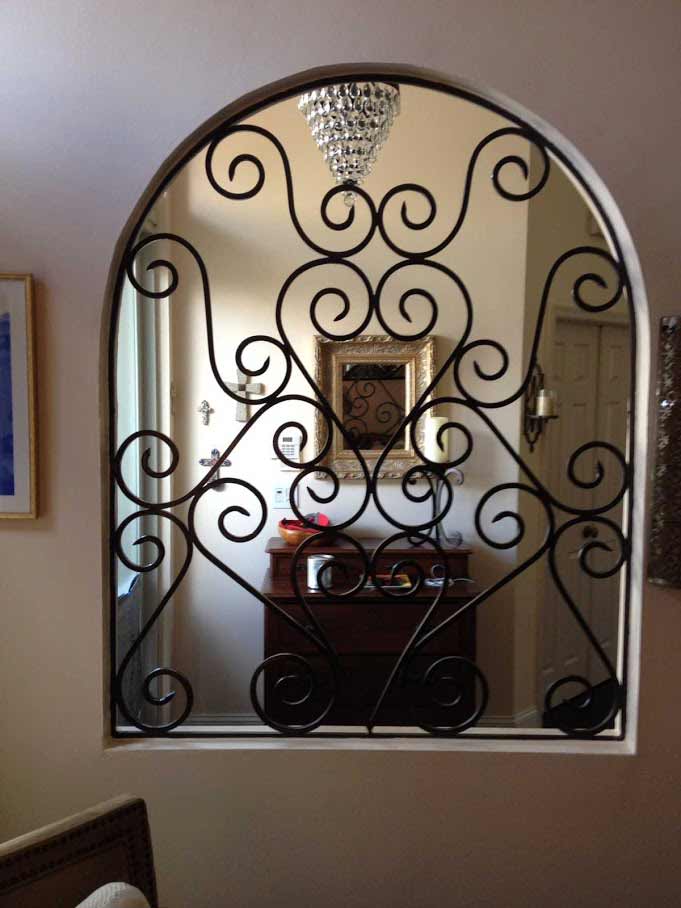 Bronze Aluminum Pass through Panel — Sunrise, FL — First Class Fence & Rail, Inc.