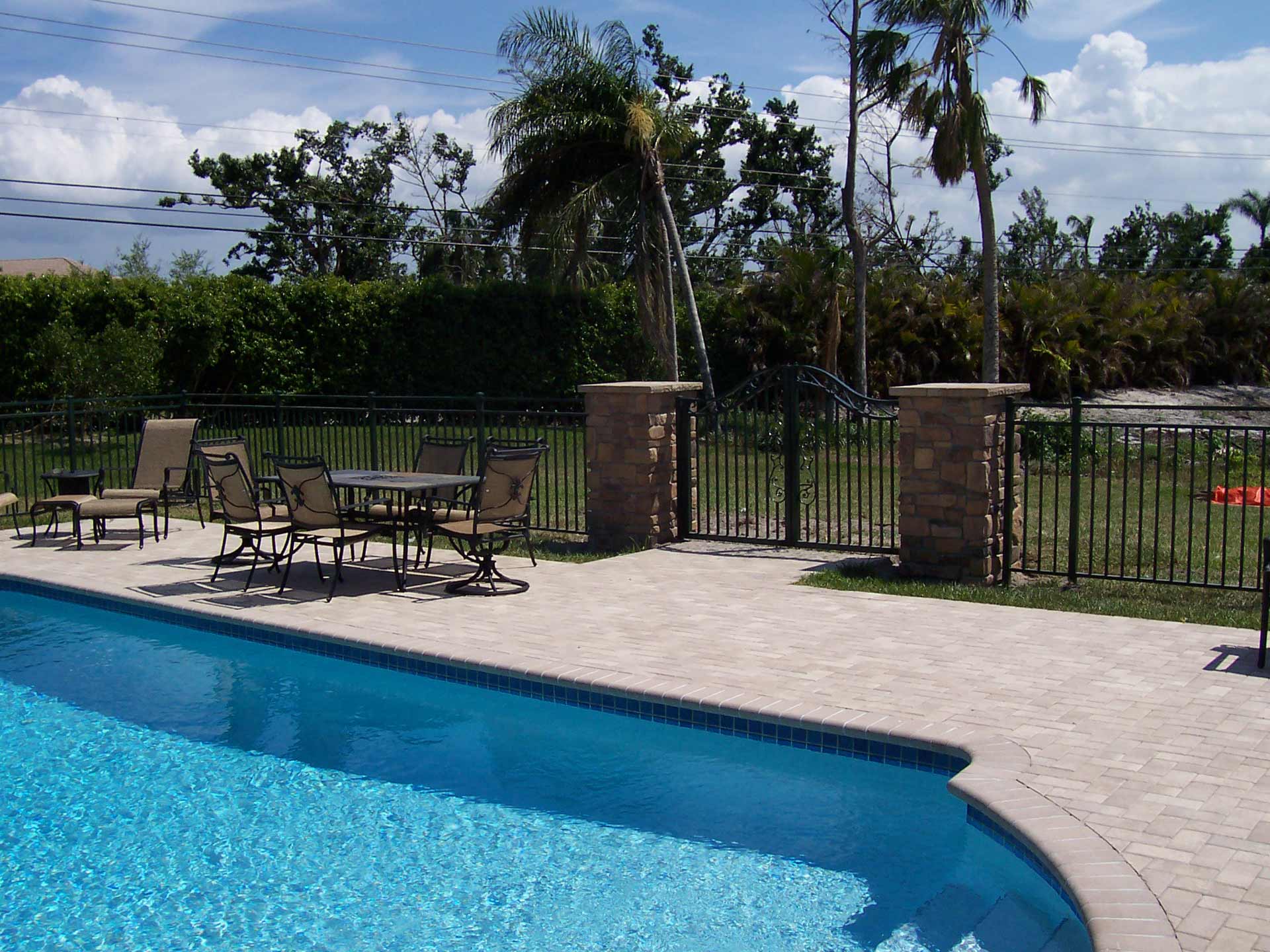 Fence and Gate Set — Sunrise, FL — First Class Fence & Rail, Inc.