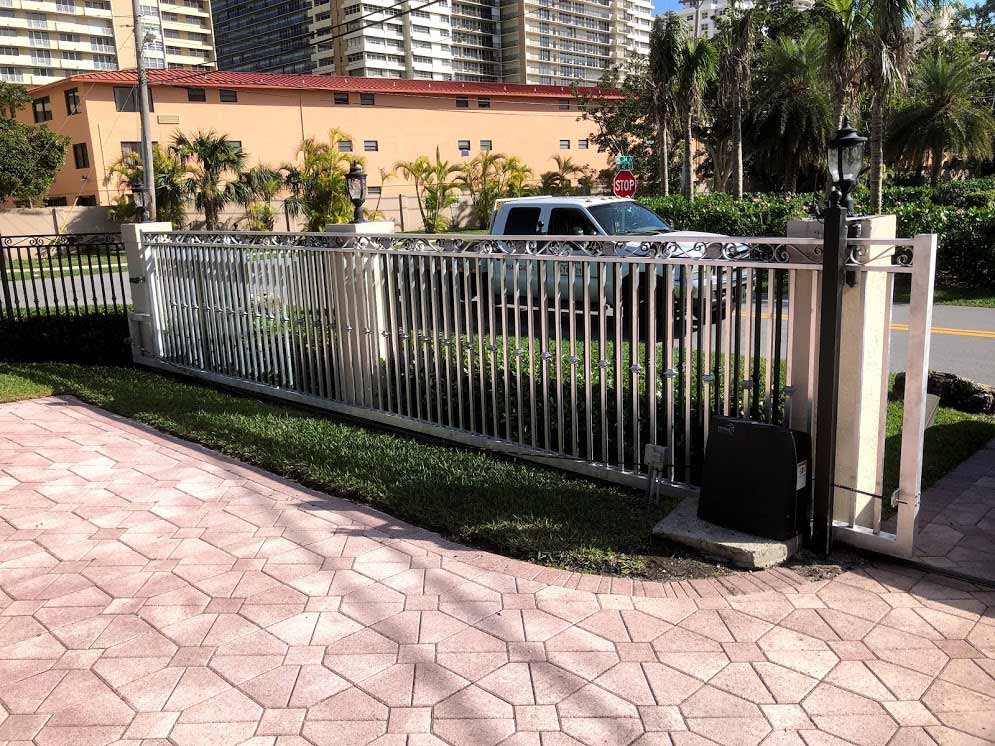 Custom Drive Slide Gate — Sunrise, FL — First Class Fence & Rail, Inc.