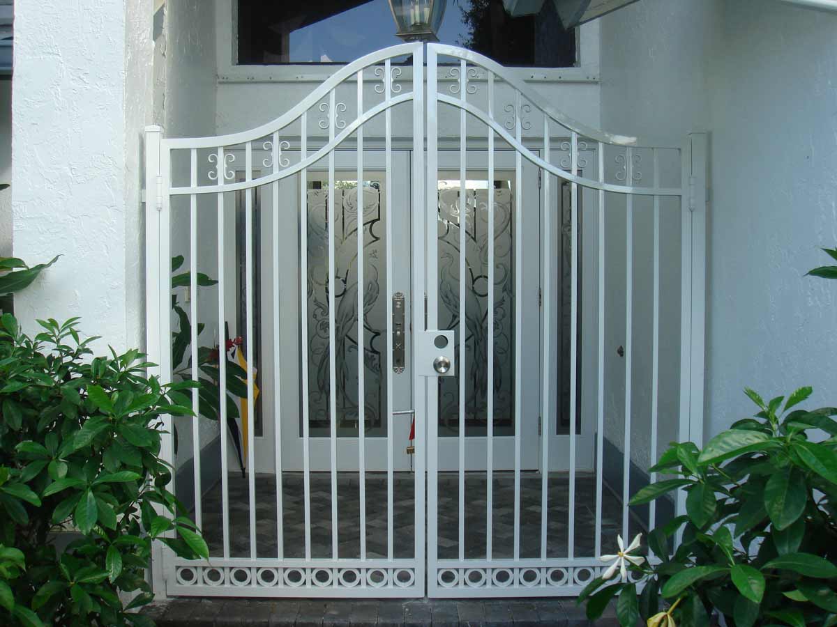 Decorative Courtyard Gates — Sunrise, FL — First Class Fence & Rail, Inc.