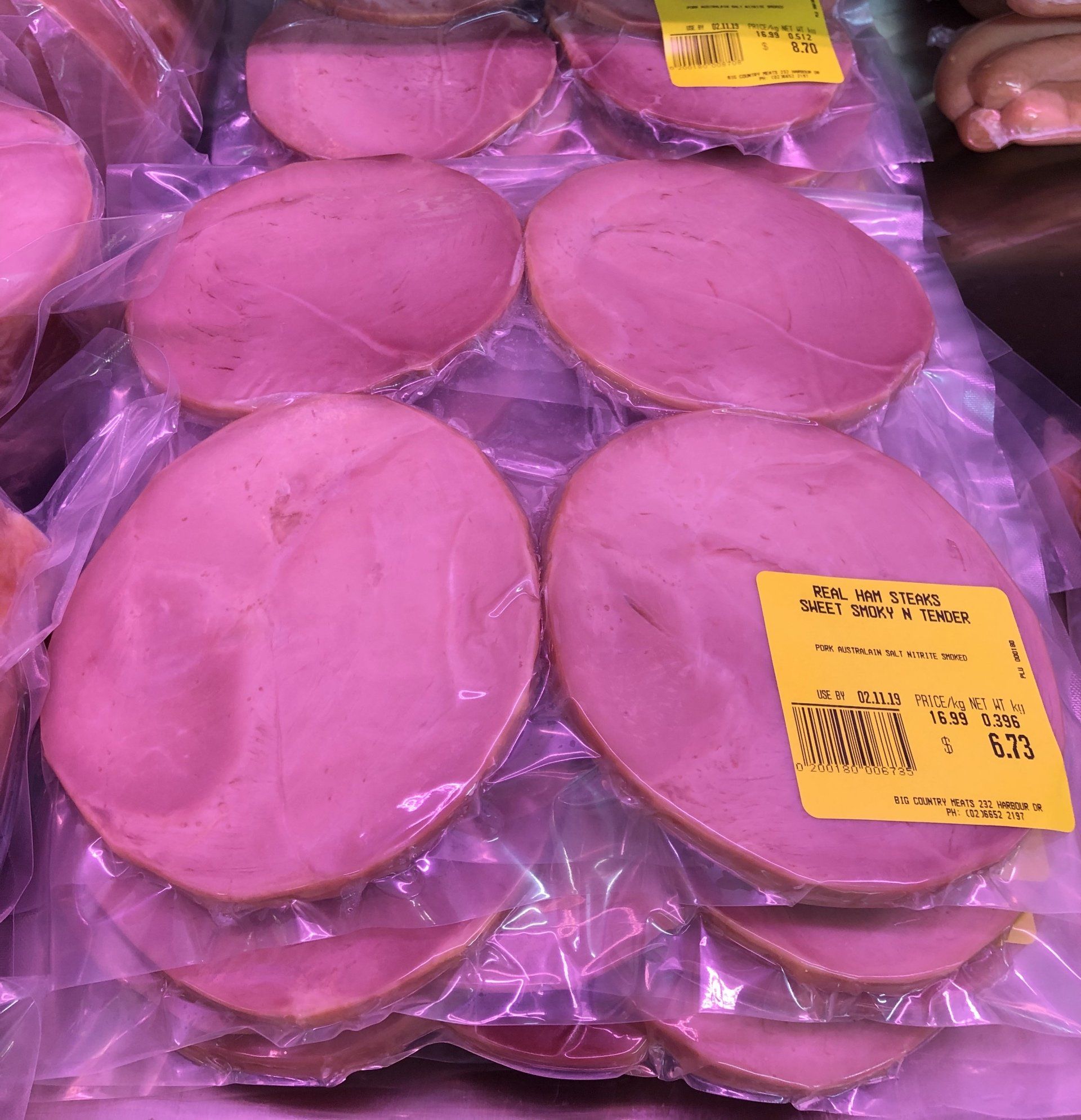 Ham steaks