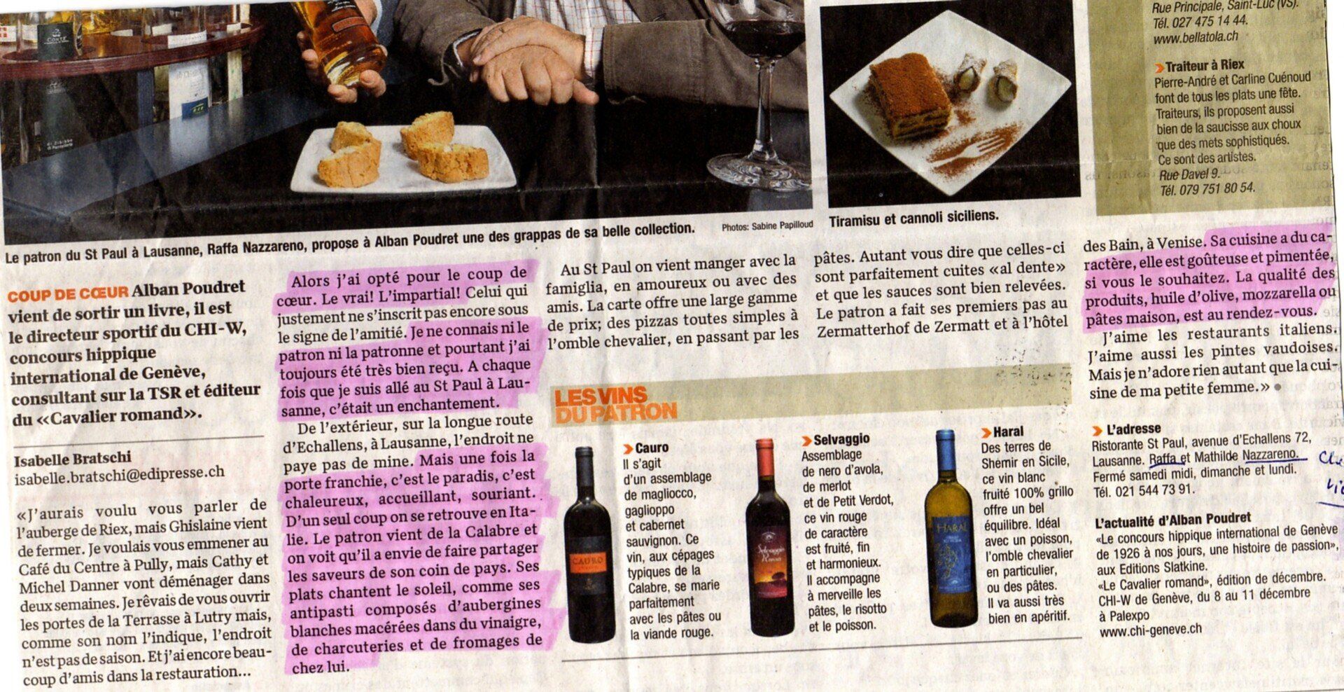 st paul restaurant article