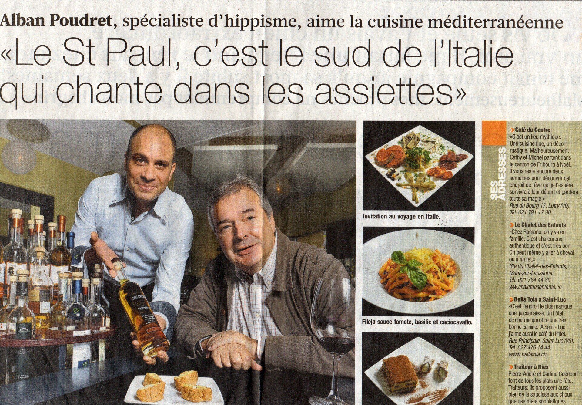 coupure de presse st paul