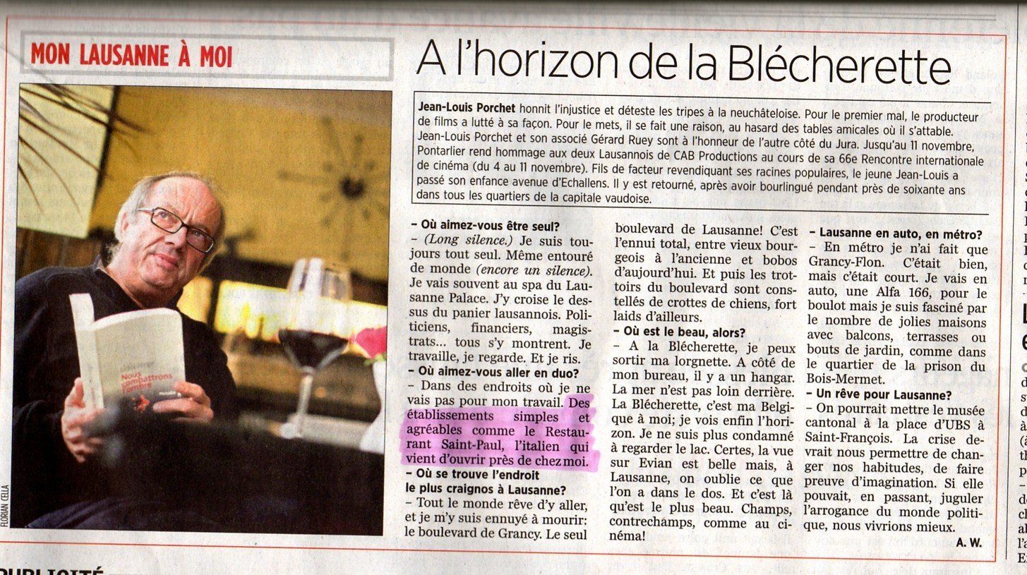 article ristorante st paul