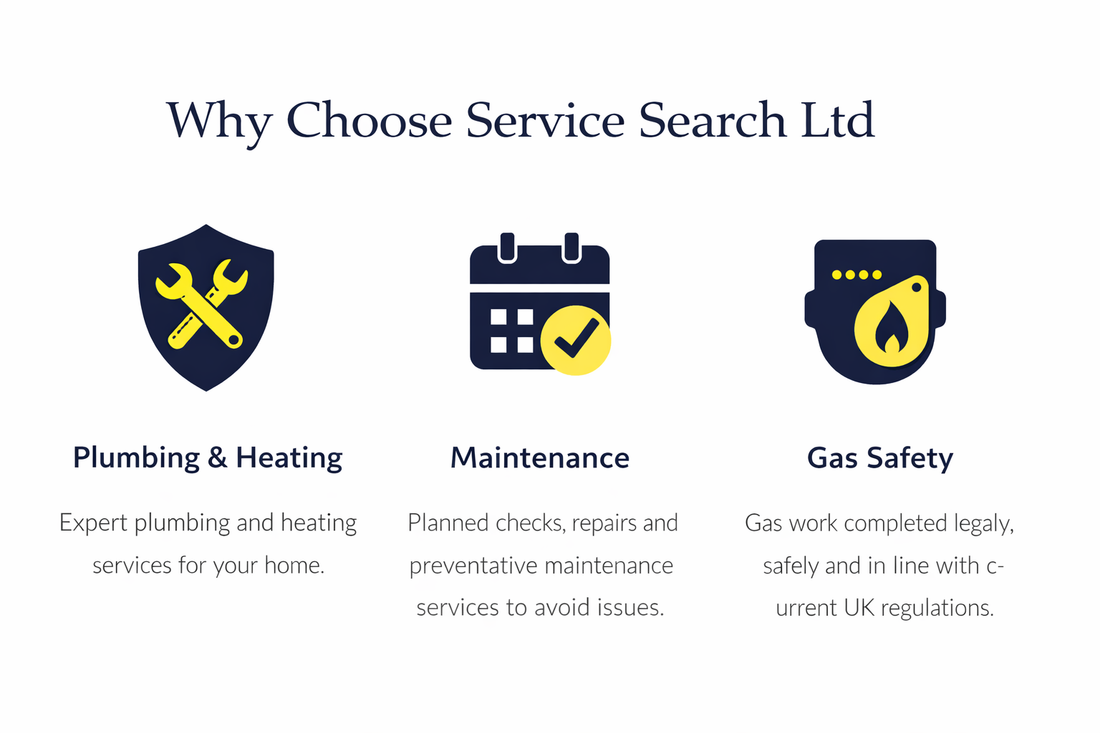 Reasons to choose Service Search Ltd gas engineer in Aberdeen
