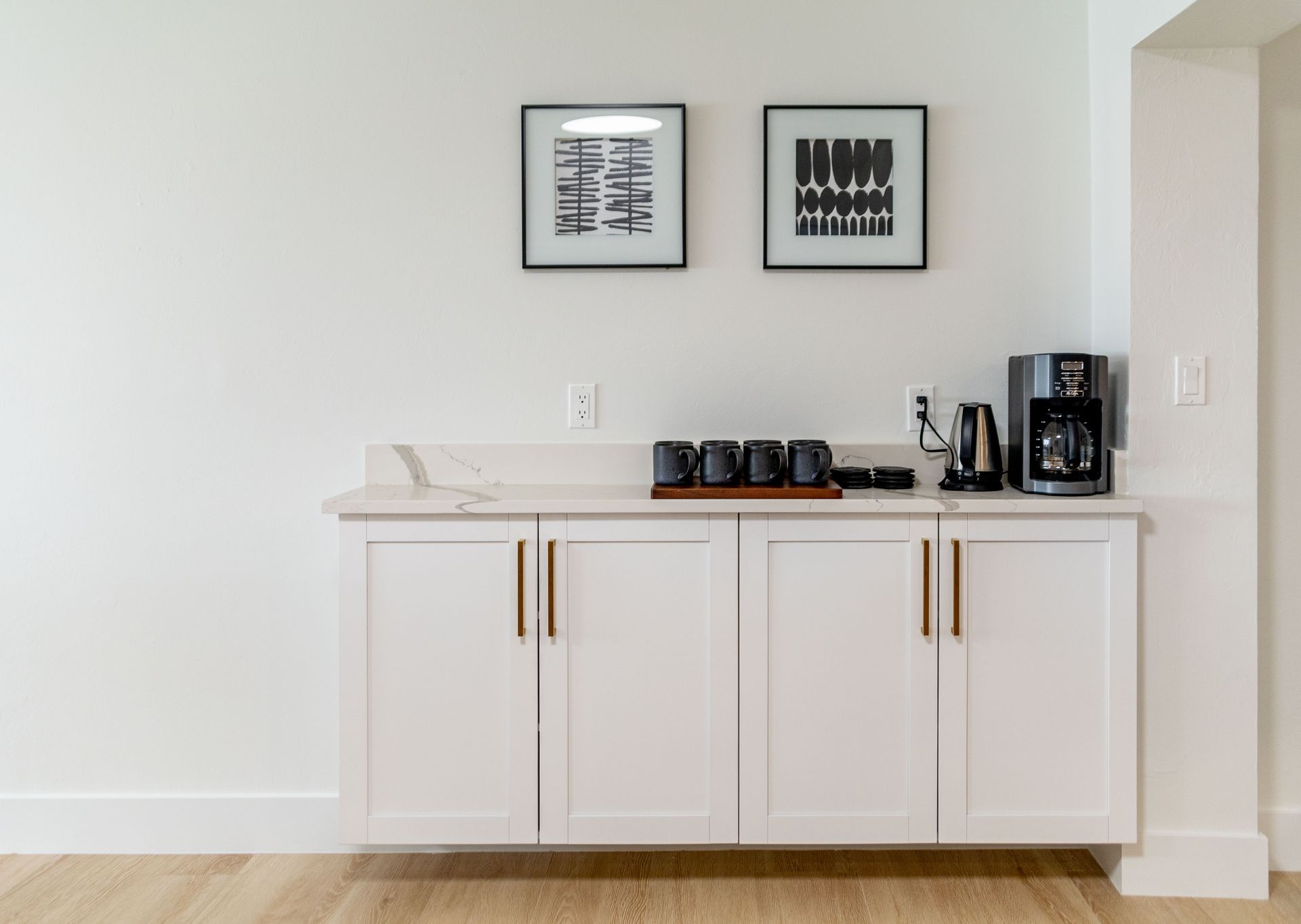 coffee bar in vacation rental