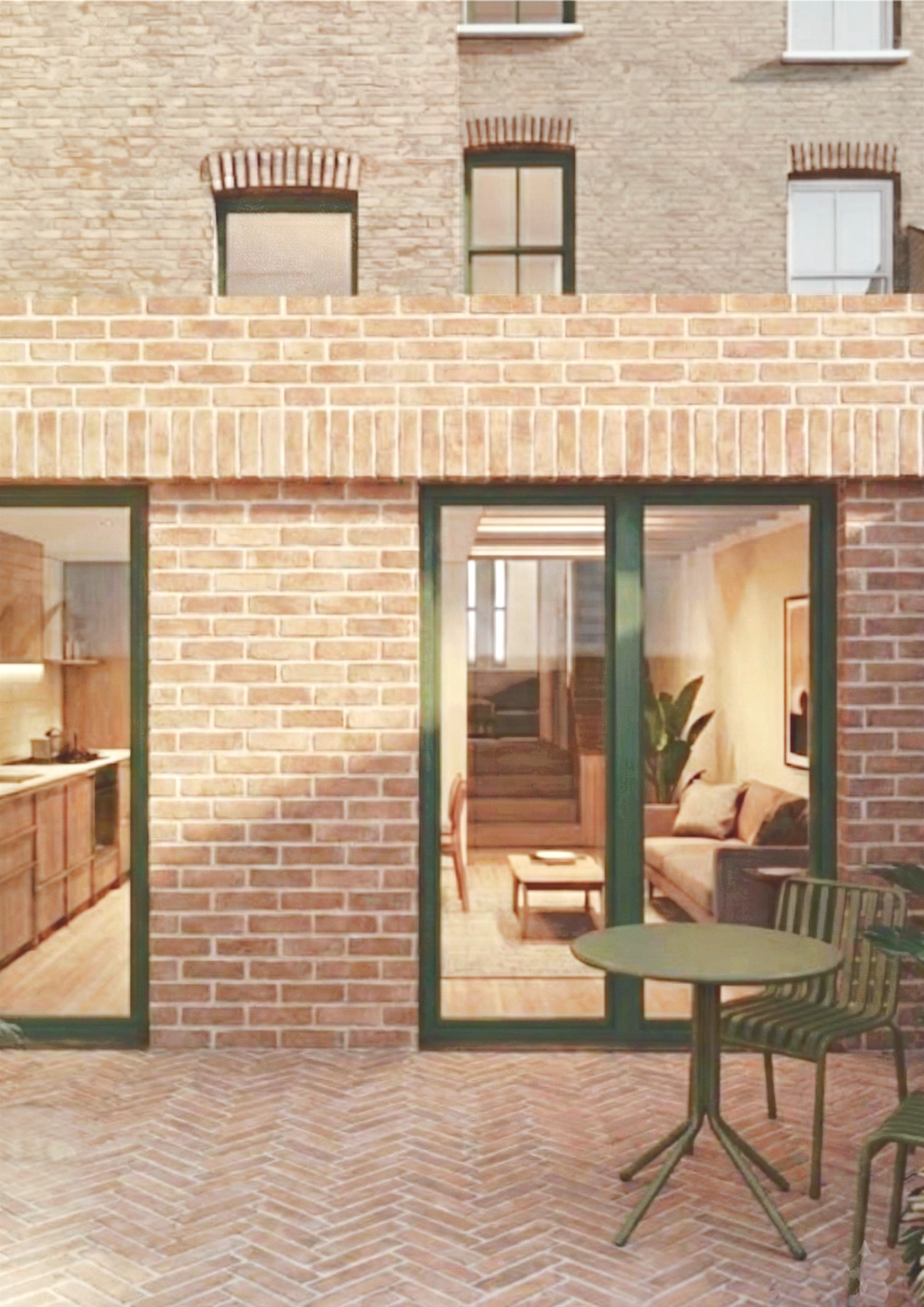 armstrong campbell architects extension on victorian terrace house in brixton london