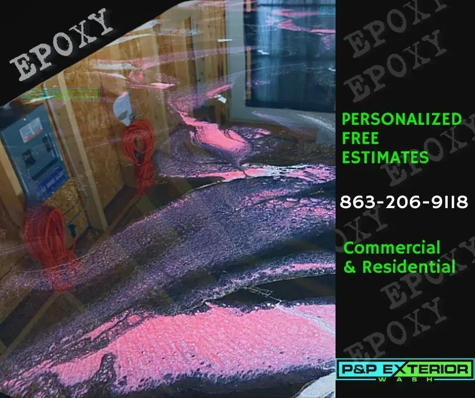 An advertisement for personalized free estimates for epoxy