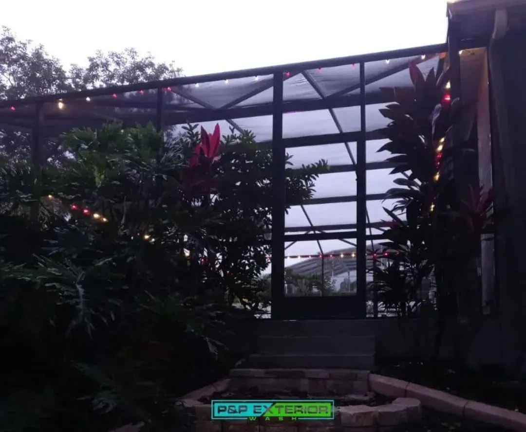 A greenhouse with a sign that says help outside