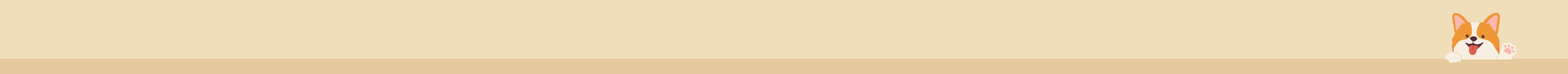 A beige background with a gold stripe on the corner.