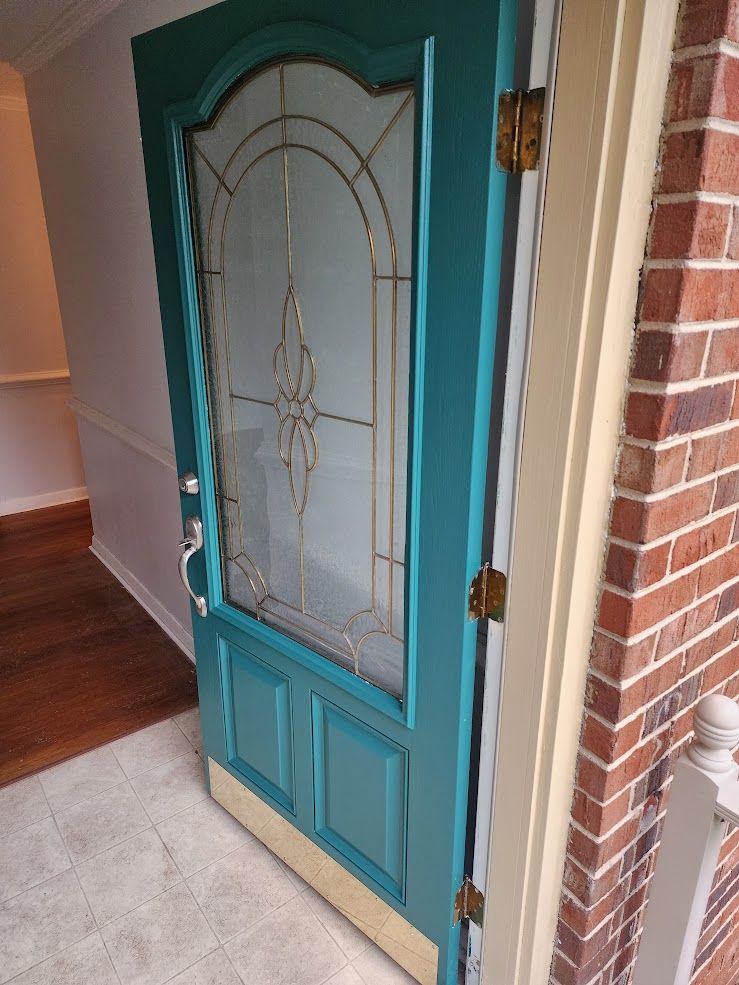 diy painting front door green front door on brick rancher in mechanicsville va