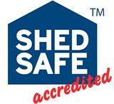 shed safe accredited logo