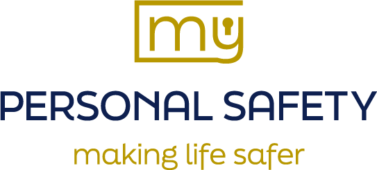 The logo for my personal safety making life safer