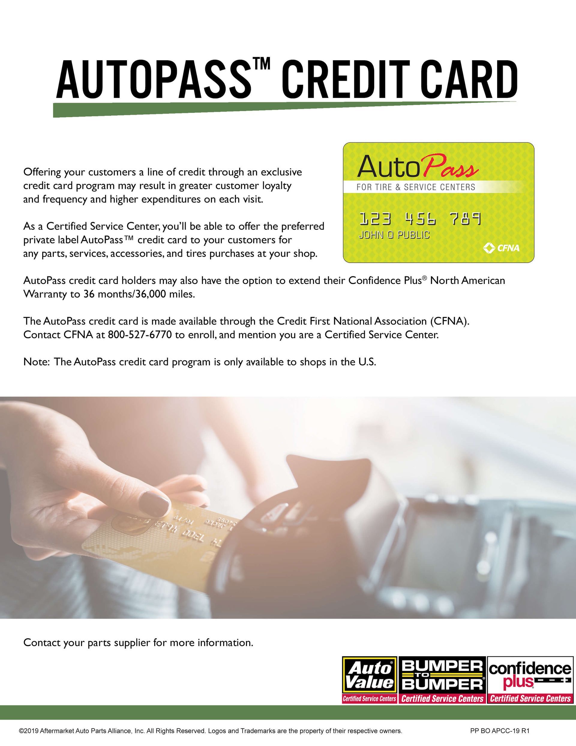 Autopass Credit Card | Stellar Motors