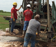 Man Working — Decatur, TX — Bisidas Water Well Drilling B&B Pump