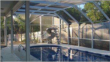 Carport Covers — Pool with Cover in Milton, FL