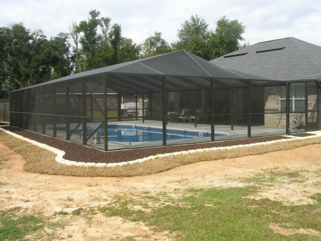 Pool Cover Installation — Wide Pool with Cover in Milton, FL
