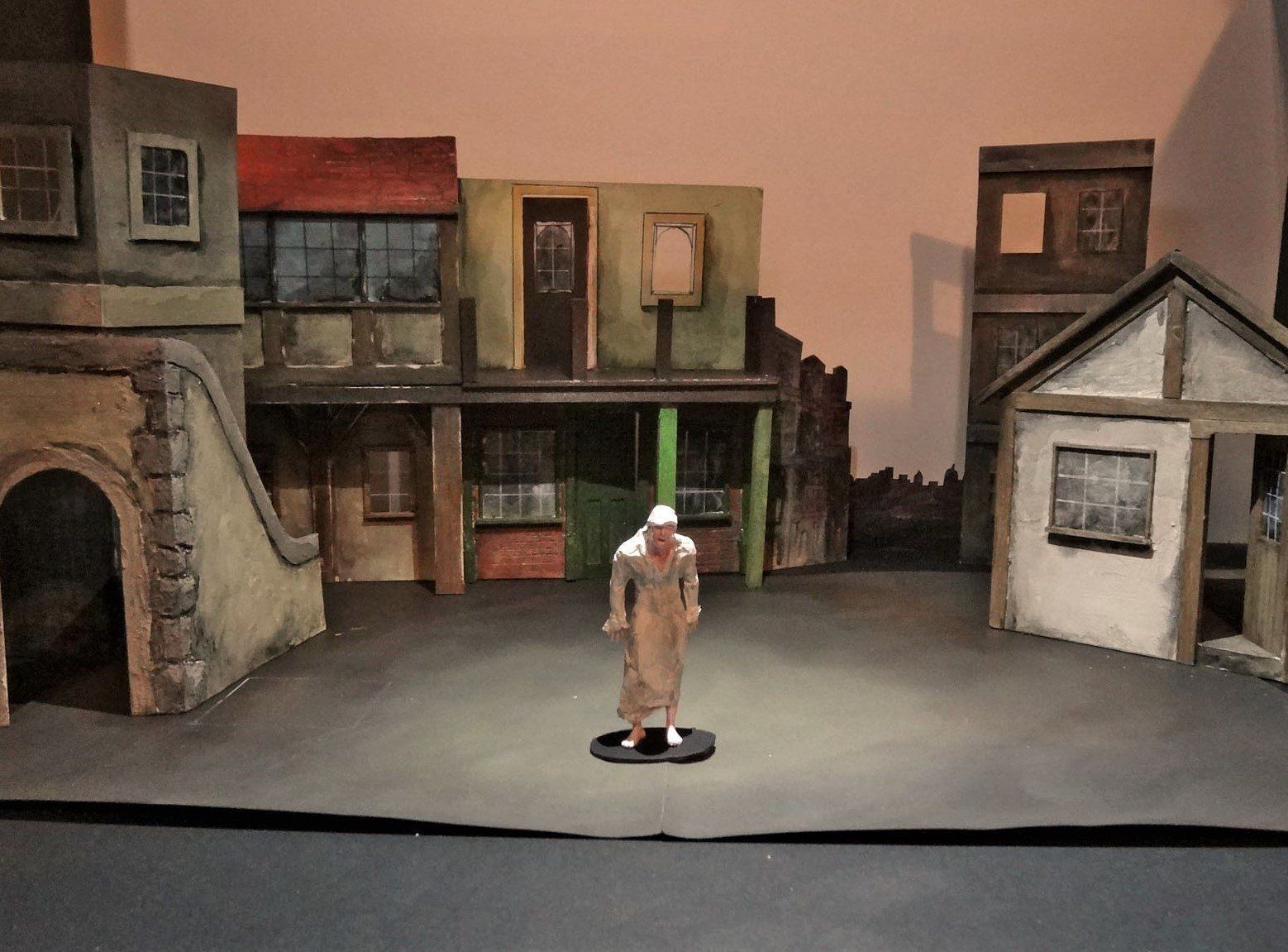 stage design model for a christmas carol