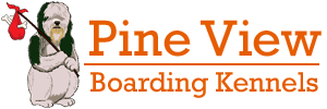 pine view boarding kennels business logo