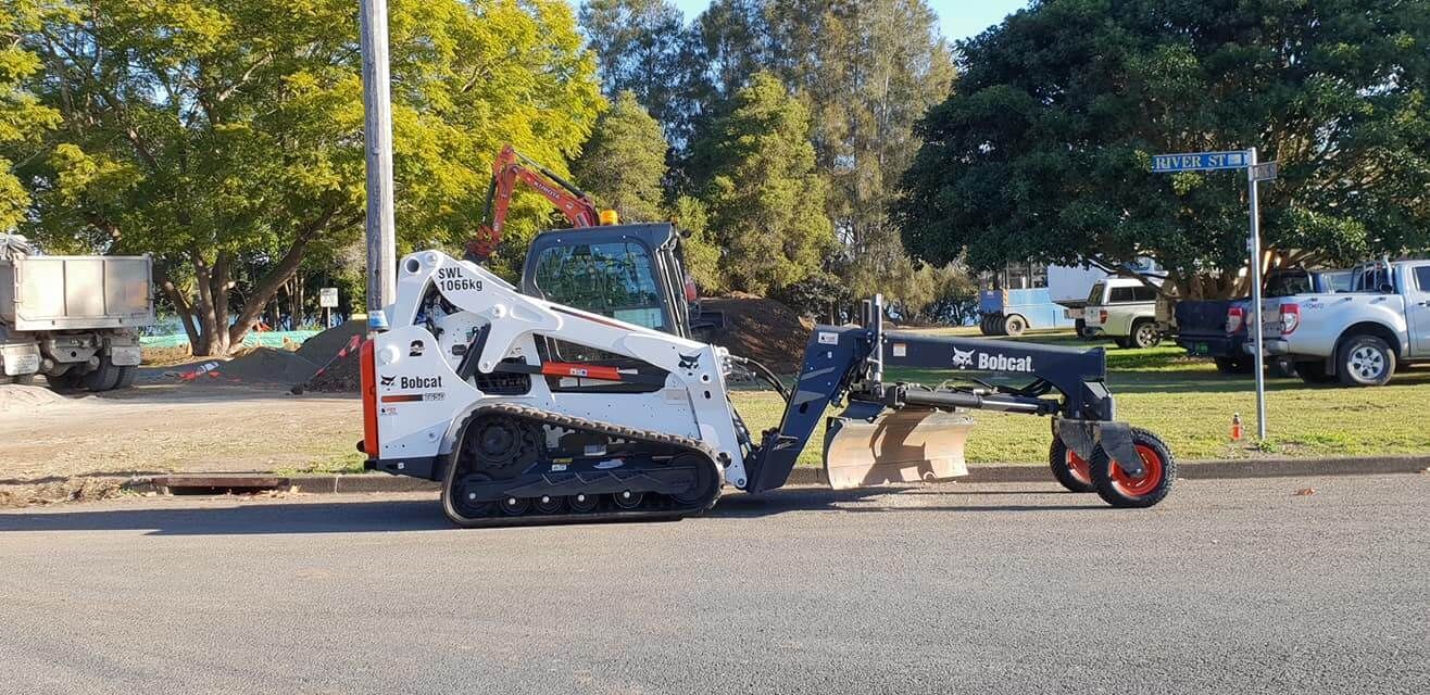 Bobcat Skid Loader — Civil Contractors in Coopernook, NSW