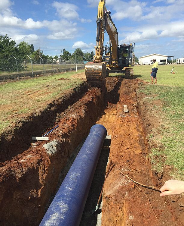 Pipe Layering — Civil Contractors in Coopernook, NSW